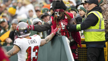 Mike Evans and the Tampa Bay wide receivers host the Philadelphia Eagles, who allow the most fantasy points to opposing wide receivers.  